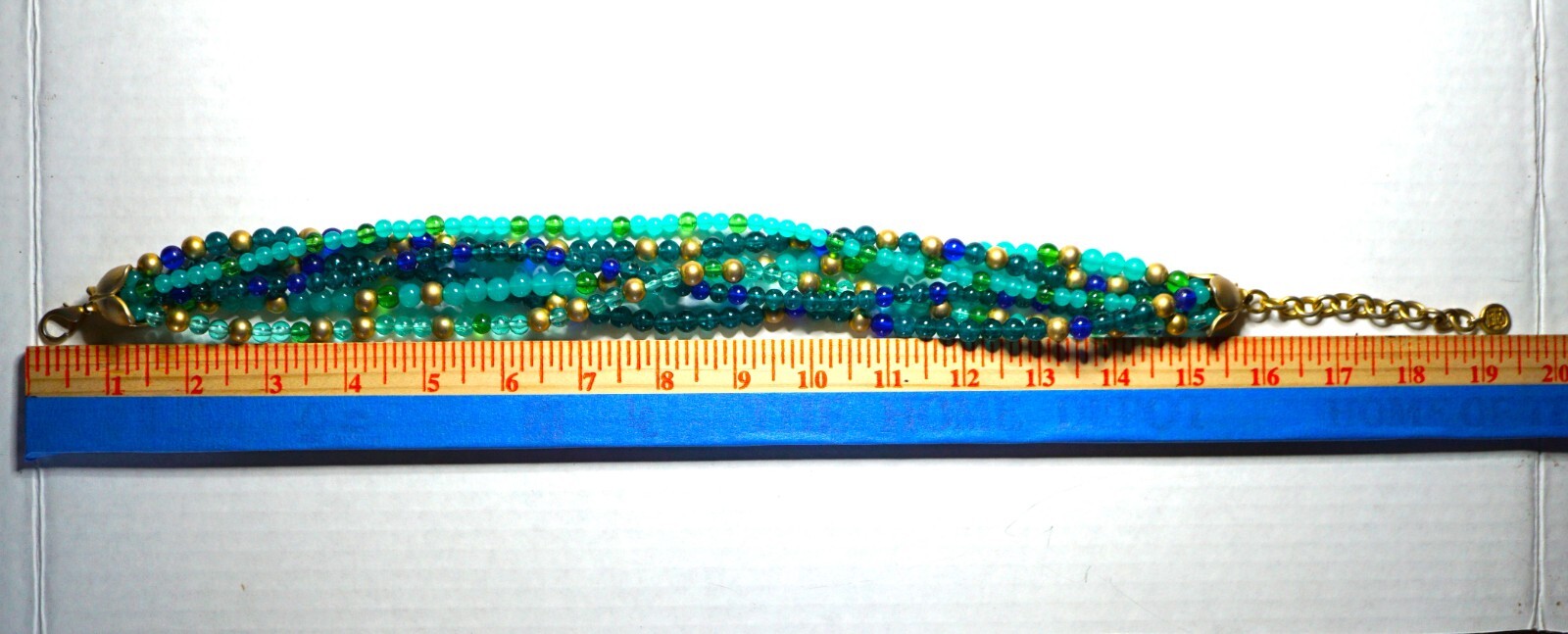 Vintage Givenchy Multi Strand Collar Necklace ~ B… - image 7