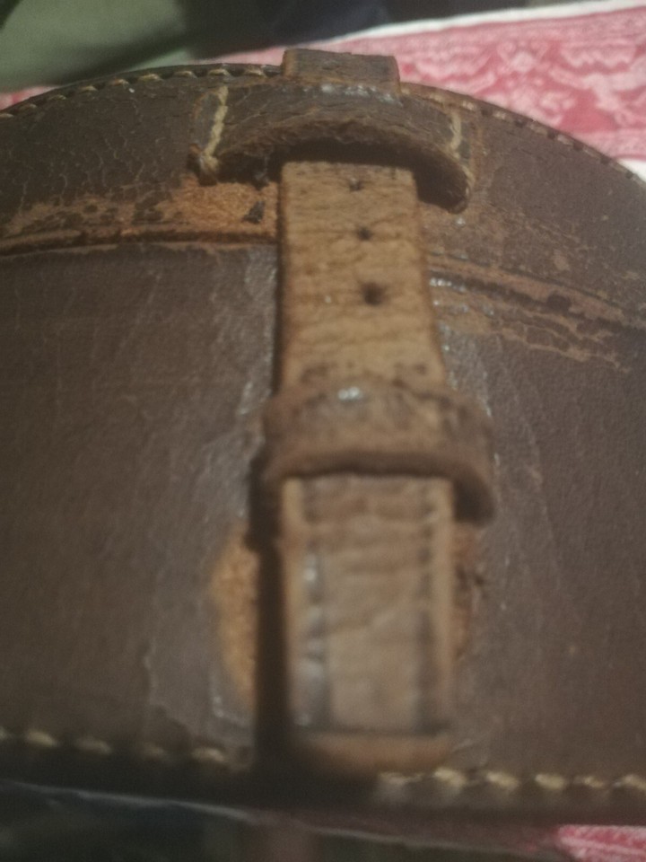 vintage leather hat box eBay