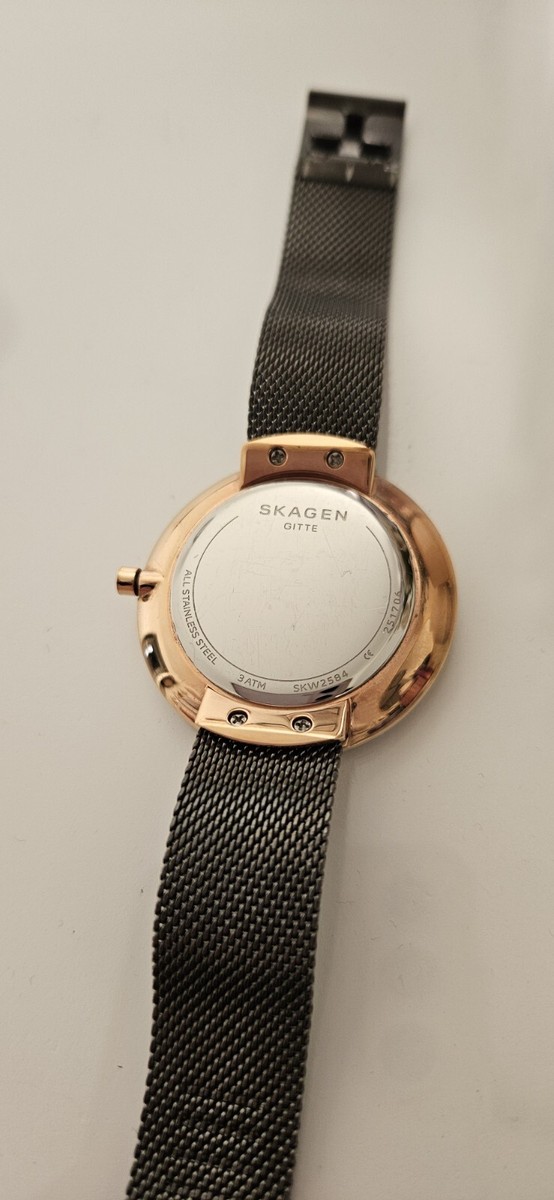 Metal Band Skagen Uhr Gitte Skagen Women's Gitte Rose Gold Tone
