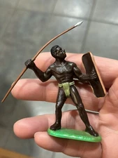 ELASTOLIN HAUSSER AFRICAN WITH SPEAR AND SHIELD 8202