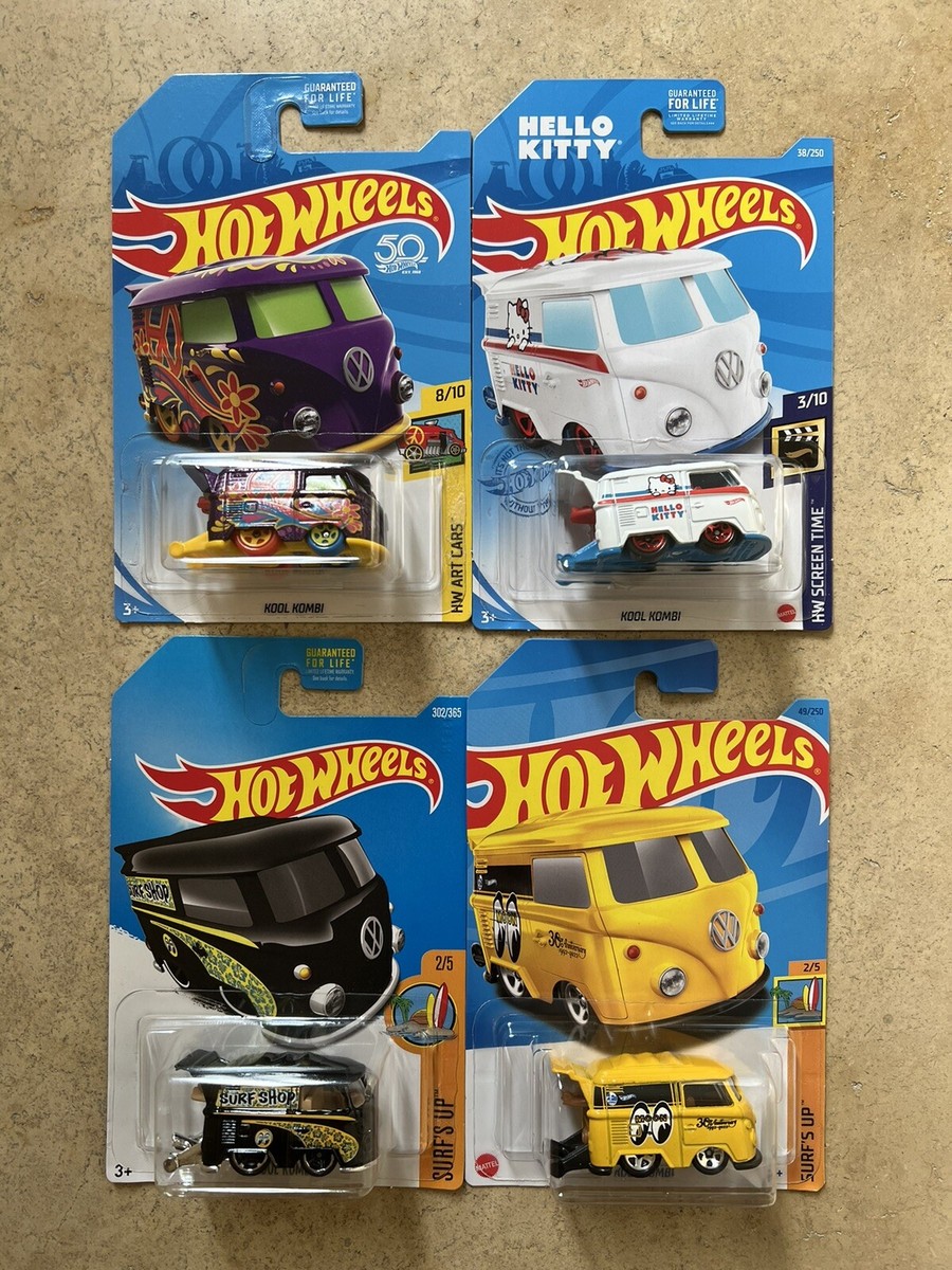 Hot Wheels Kool Kombi Hello Kitty, Black, Treasure Hunt &' 23