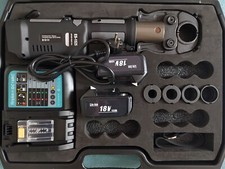 BS1525 Akku Presse Mini Pressmaschine Presszange Radialpresse M12-28 50kN SET