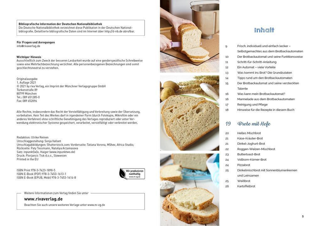 Thumbnail - Brotbackautomat - Das Rezeptbuch | Veronika Pichl | 2021 | Deutsch
