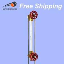 HVAC 1/2" BOILER SIGHT GAUGE GLASS COMPLETE SET KIT WITH 5/8" x 12"  GLASS