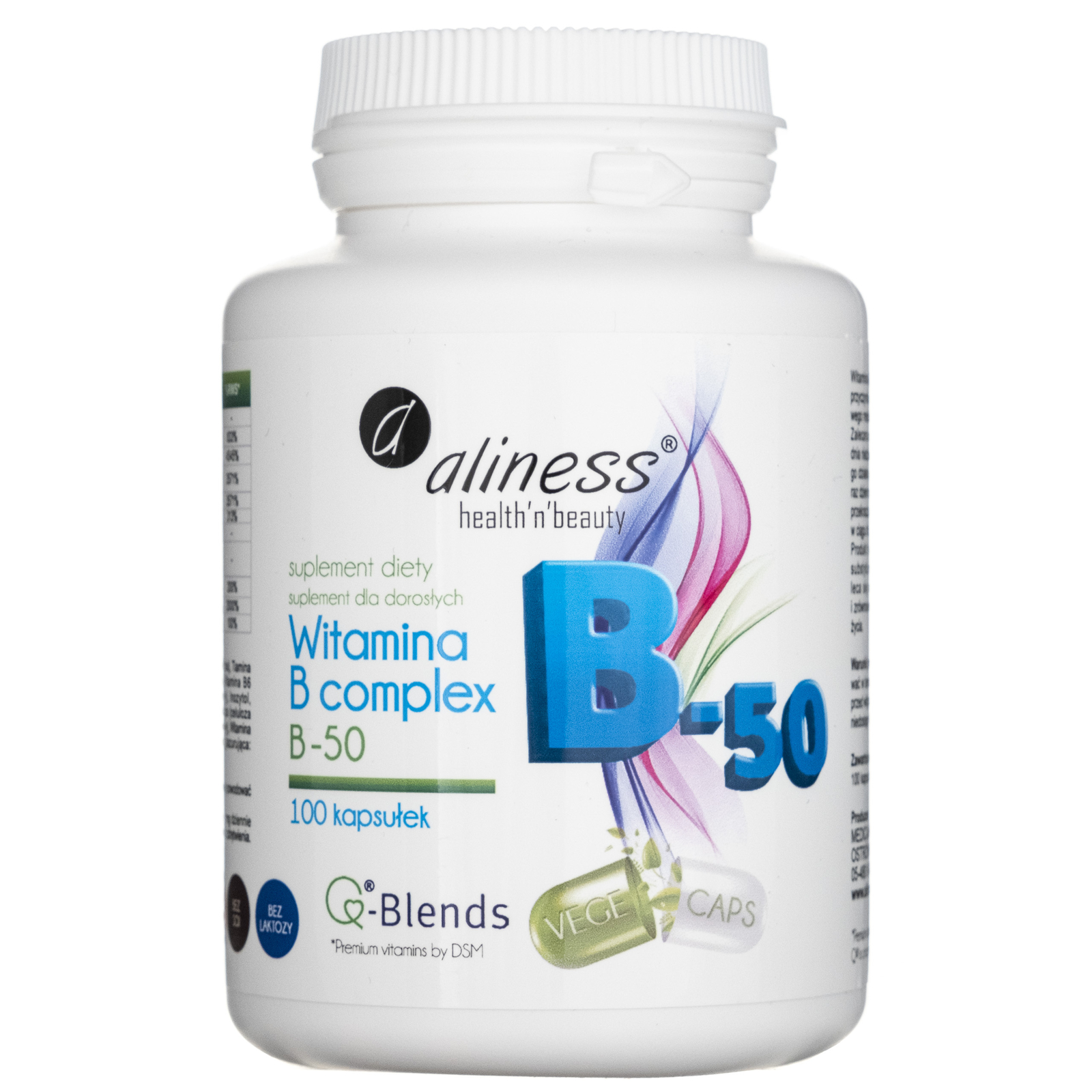 Aliness Vitamin B Complex B-50 100 cápsulas