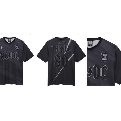 ALTRA MAGLIA CALCIO AC DC BACK IN BLACK ROCK FC X LARGE