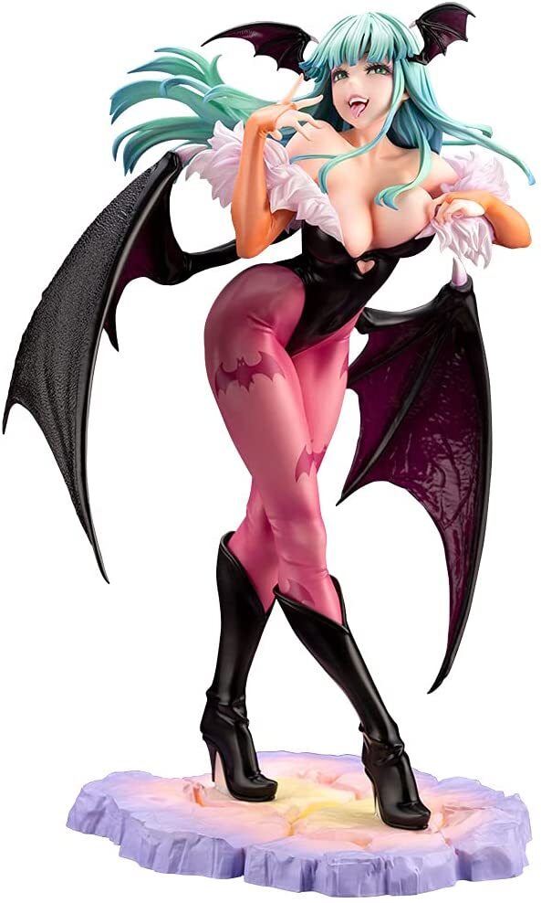 Kotobukiya Darkstalkers Morrigan フィギュア Amazon.com: Kotobukiya Darkstalkers Bishoujo PVC 1/7