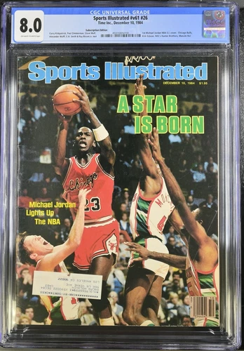 Michael Jordan Sports Illustrated December 10, 1984 CGC 8.0 First Pro Cover