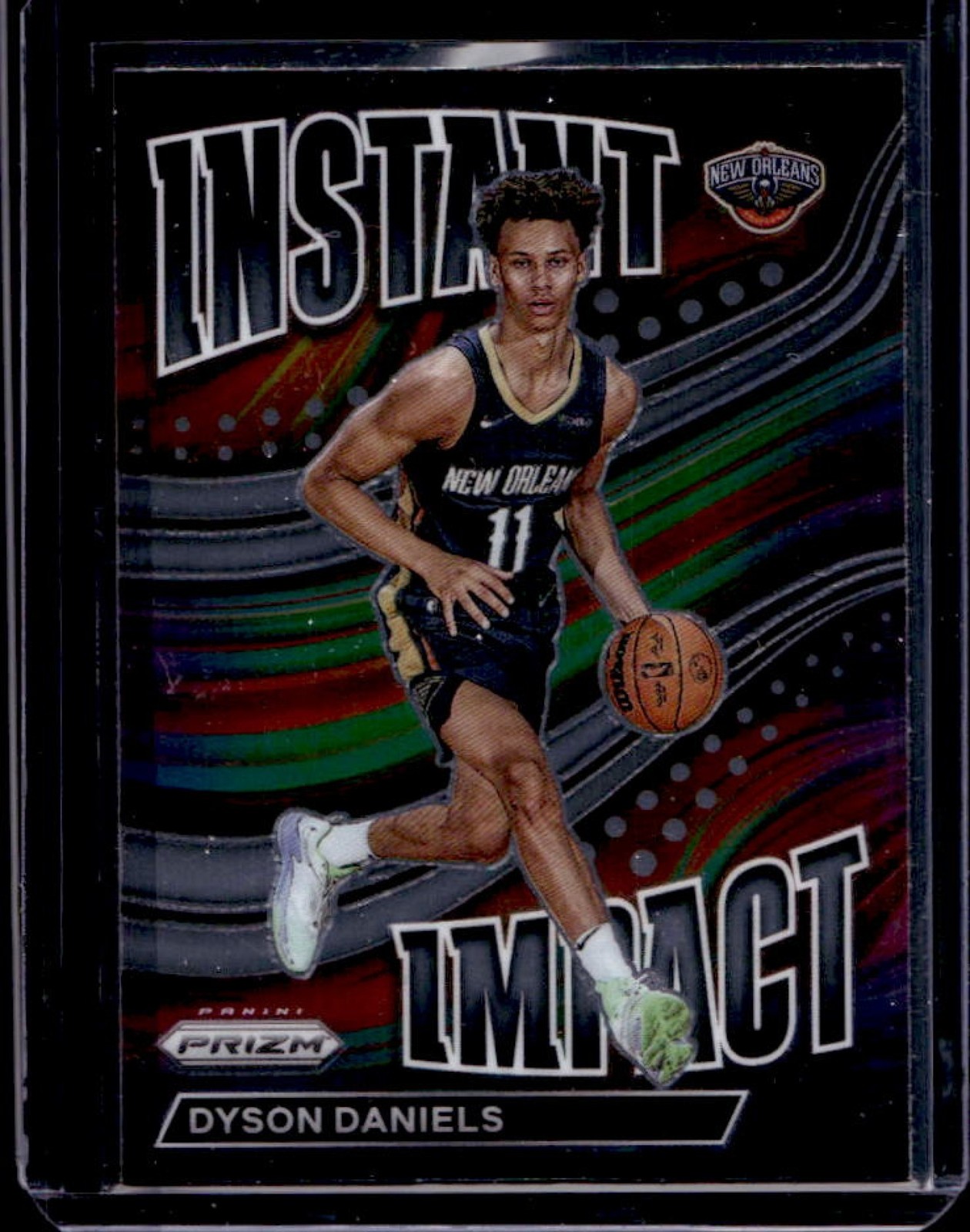 2022-23 Prizm Dyson Daniels Instant Impact Rookie RC #21 Pelicans