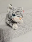 Vintage and Errors - Ty Beanie Baby - "Silver" the Cat - 1999 - MWMT