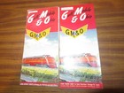 2 GM&O Gulf Mobile & Ohio Railroad Time Tables Winter Spr 1957 Fall Winter 1962 — photo 1