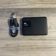 WD Easystore Portable USB 3.0 External HDD – Used, Working, Black