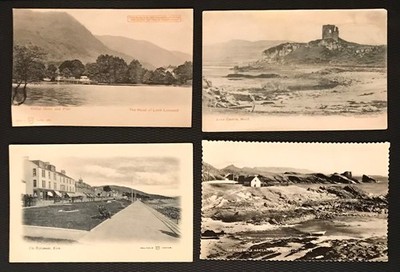 Schottland 4 Postkarten Kirn Dunoon Mull Ardliu Lochinver # 31