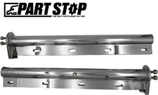 30" x 1-1/8" Bolt Spacing Chrome Steel Mud Flap Hangers for Semi Trucks