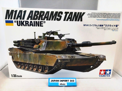 Tamiya 1/35 limited edition Ukrainian M1A1 Abrams tank plastic