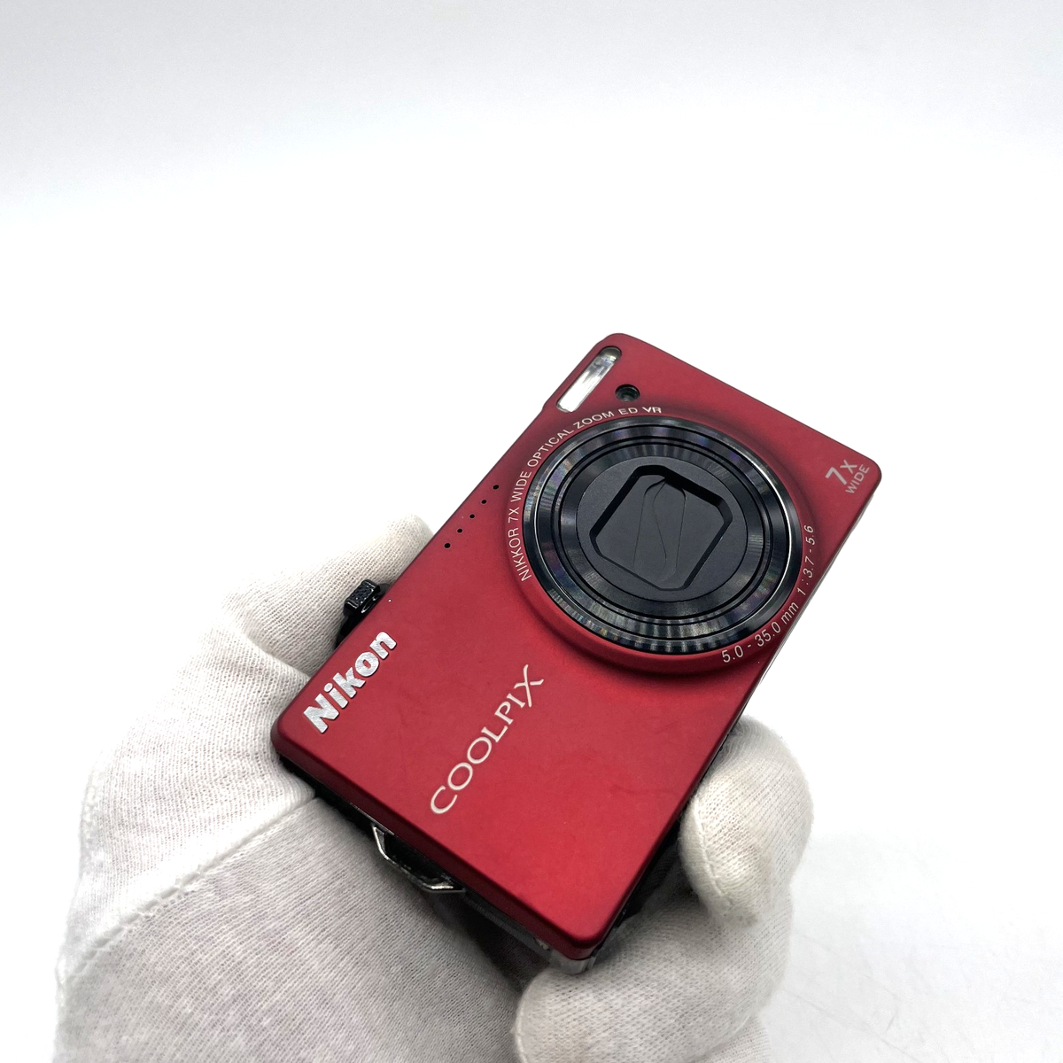 Nikon COOLPIX S6000 Red Digital Camera 14.2MP 7x Zoom – Tested Nikon COOLPIX S6000 Red Digital Camera 14.2MP 7x Zoom – Tested