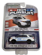 Greenlight 42760-D NYPD 2014 Ford Police Interceptor Utility 1:64 Hot Pursuit