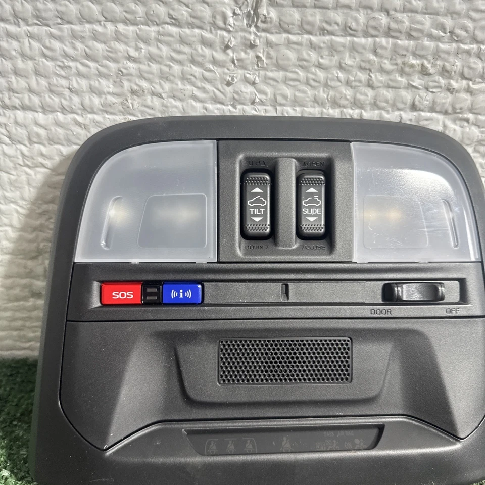 SUBARU WRX PREMIUM 22-25 OEM FRONT OVERHEAD DOME LIGHT SUNROOF SWITCH BLACK - Image 3 of 4