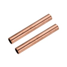 Copper Round Tube 14mm OD 1mm Wall Thickness 100mm Length Pipe Tubing 2 Pcs