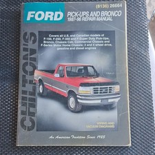 1996 F-Series & Bronco Truck Powertrain & Drivetrain Shop Service Repair Manual by Ford for F150 F250 F350 Super duty F53 motor home chassis Gas & diesel engines