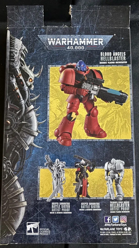 WarHammer 40K Blood Angels Hellblaster McFarlane Toys 7IN Action Figure - Image 2 of 4