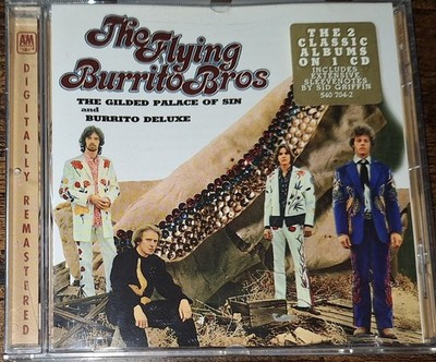 THE FLYING BURRITO BROTHERS - THE GILDED PALACE OF SIN + BURRITO DELUXE rem.  CD