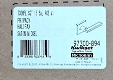 Kwikset 97300-894 Privacy Door Lever - Silver