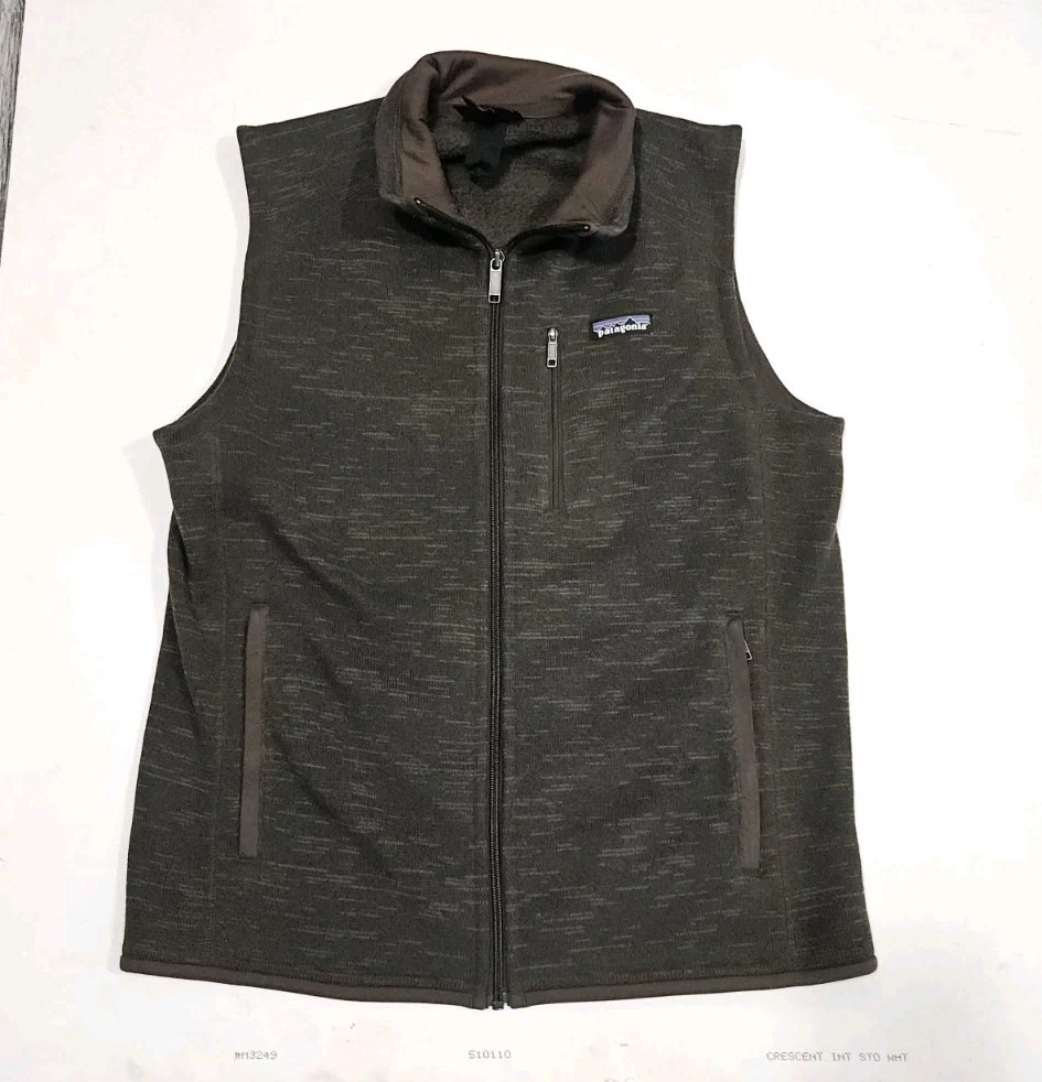 Patagonia Better Sweater Vest Mens Medium Fleece Full Zip Pockets Outdoor