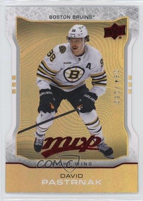 2024 MVP 10th Anniversary Gold Colors & Contours /250 David Pastrnak #MR-9 0ol8