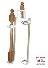 No Hole Stairway Baby Gate Mounting Kit - Fits Posts from 2 3/4 inches to 3