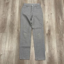 Vintage 80s Levi's 501XX Button-Fly Jeans Faded Grey Women's Size 26x33.5