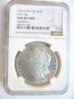 1879 S Reverse of 1878 Morgan Dollar NGC UNC Details Cleaned Top-100 Looks Great