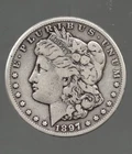1897-S  Morgan Silver Dollar Coinsnap XF