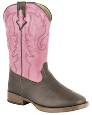 Roper Girls' Texsis Western Boot - Square Toe - 09-018-1900-1702 PI