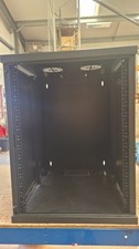 15U Server Rack Cabinet 19 inch 540 x 600mm Black, Damaged, No glass door.