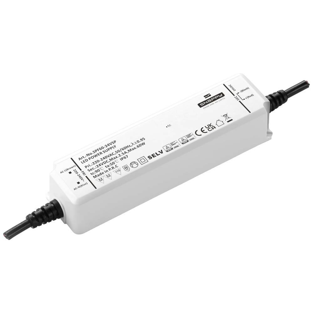 Transformateur pour LED SPF 60-24VSP pour l'éclairage de cuisine et dressing
