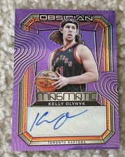 2023-24 Panini Obsidian Kelly Olynyk Purple Auto /49!