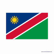 Namibia Flag Sticker Decal Car Bumper Truck Motorcycle Vinyl 5x3 USA Made