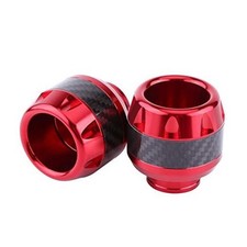 Motorcycle Front Fork Frame Sliders 1 Pair of Carbon Fiber Plastic Fork Frame