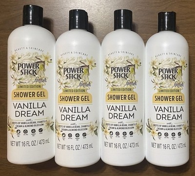 4BTLS. Power Stick For Her VANILLA DREAM shower Gel, LIMITED EDITION, 16oz Each