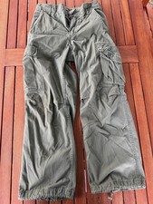 1969 Rip Stop Contract Army Jungle Fatigue Pants XSmall Short OG 107