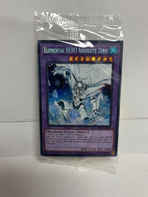 Elemental HERO Absolute Zero Secret Rare BLC1-EN004 (SEALED NM LIMITED)
