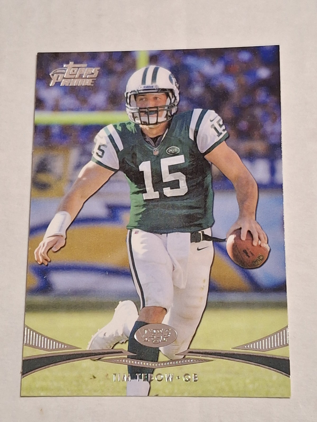 2012 TIM TEBOW TOPPS PRIME NFL CARD #22 NY JETS FLORIDA GATORS DENVER BRONCOS 