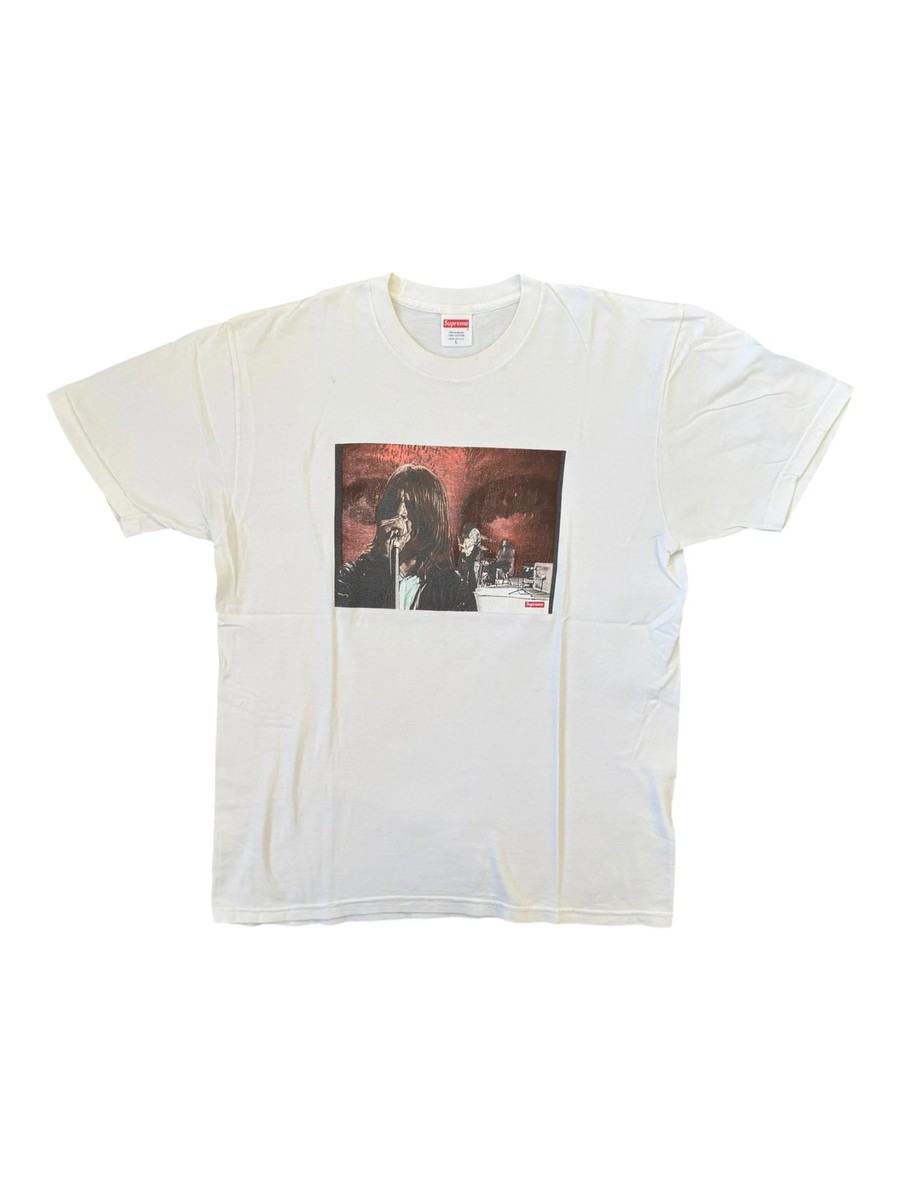 Supreme SS16 Black Sabbath Paranoid Ozzy Osbourne White T-Shirt