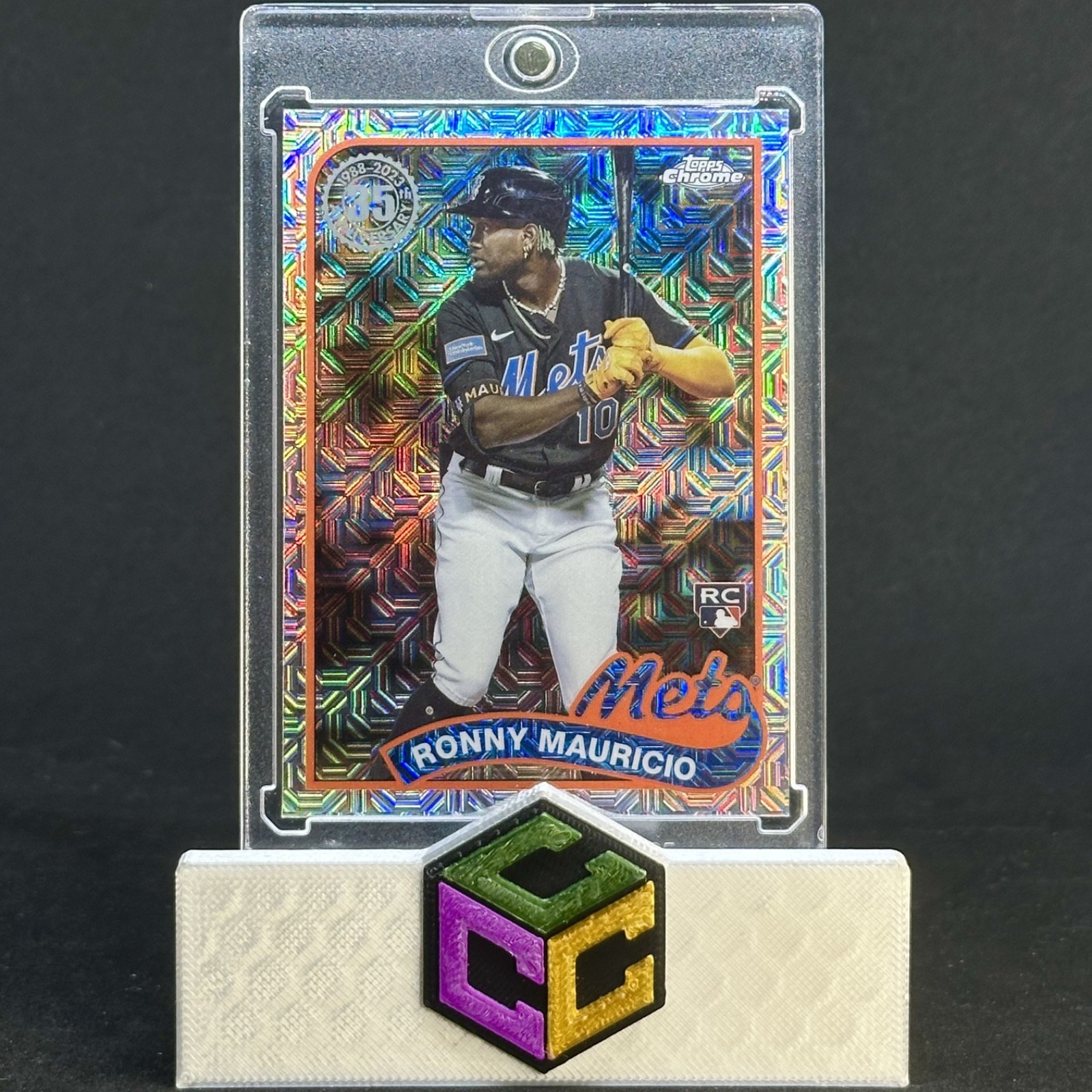 2024 Topps '89 Topps Silver Pack Chrome #T89C-3 Ronny Mauricio RC New York Mets