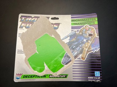 Transformers G1 Micromasters Roughstuff Cardback