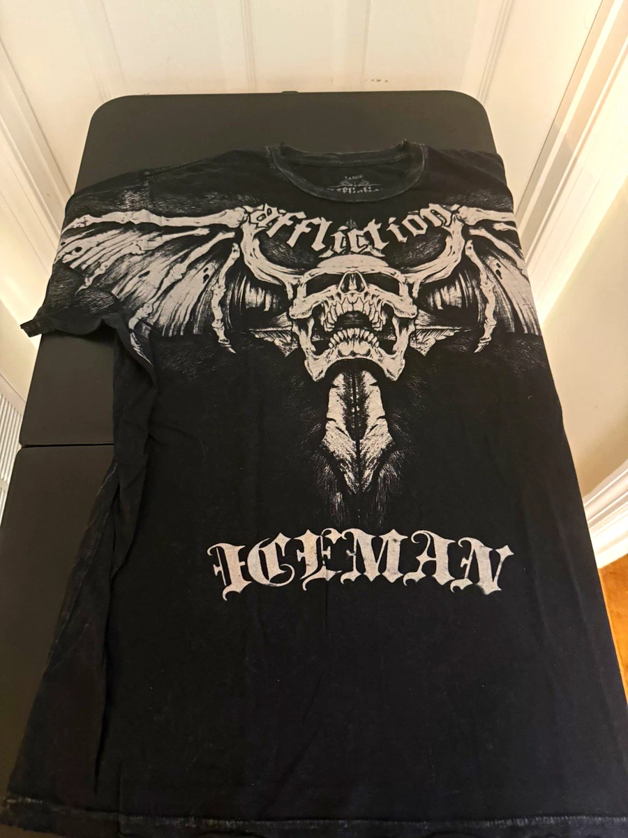 希少 affliction リバーシブル Tシャツ スカル ドクロ フェザー Affliction Skull T-Shirts for Men for sale | eBay