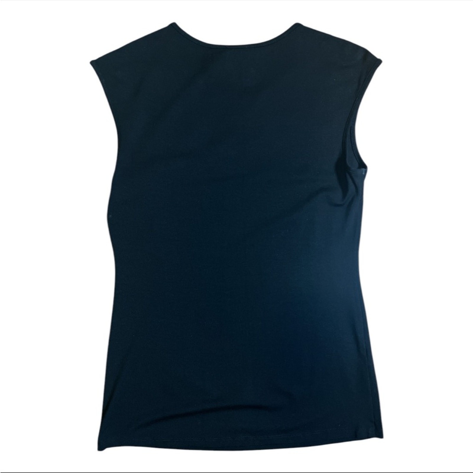 Cache Women's Black Basic Sleeveless neckline des… - image 3