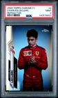 2020 TOPPS CHROME FORMULA 1 REFRACTOR #4 CHARLES LECLERC PSA 9