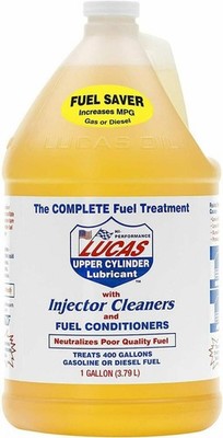 Lucas Oil 10013, Fuel Additive Treats Up To 400 Gal. Of Diesel Or Gas-1 Gal. Jug